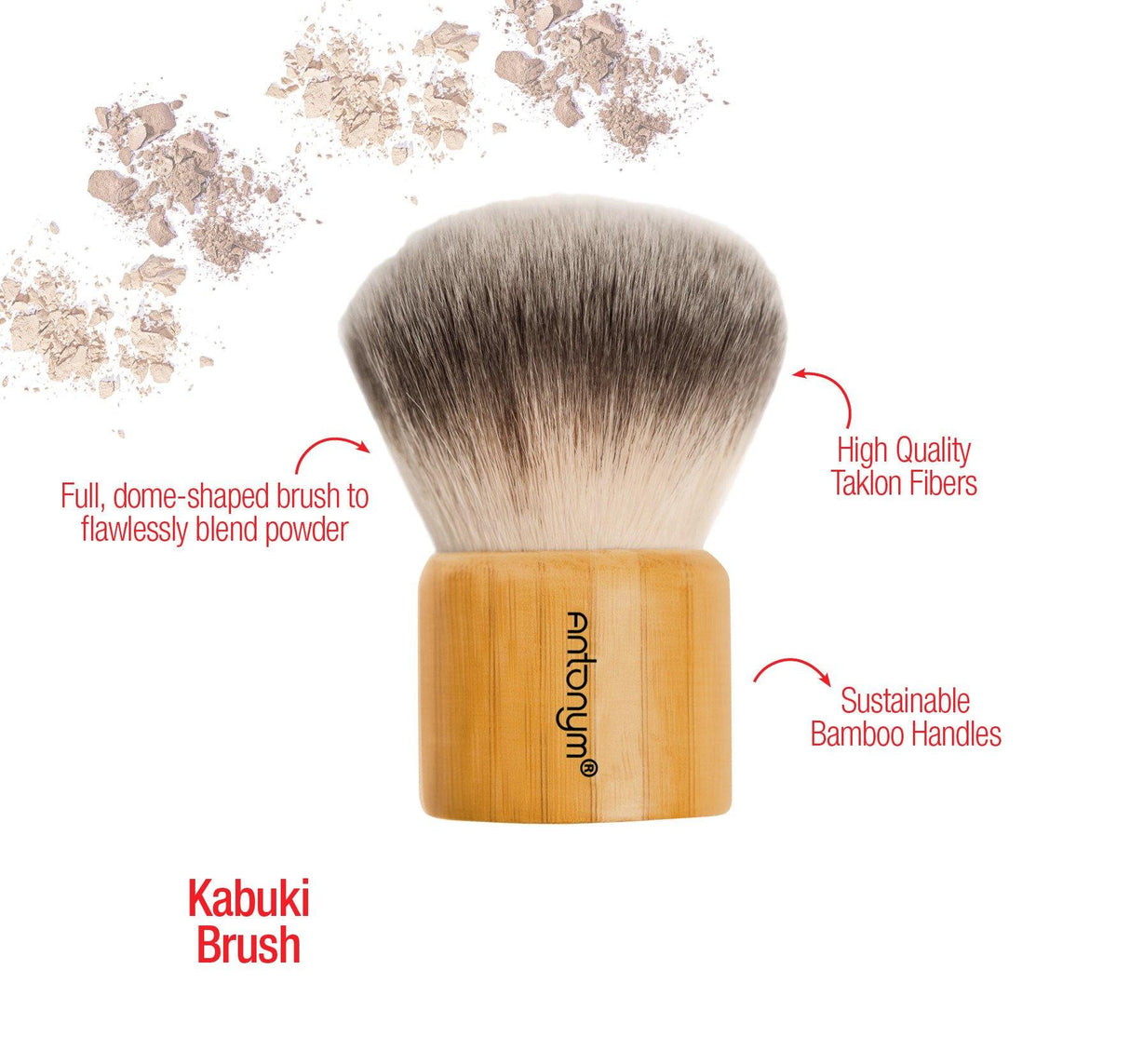 Kabuki Brush with Pouch