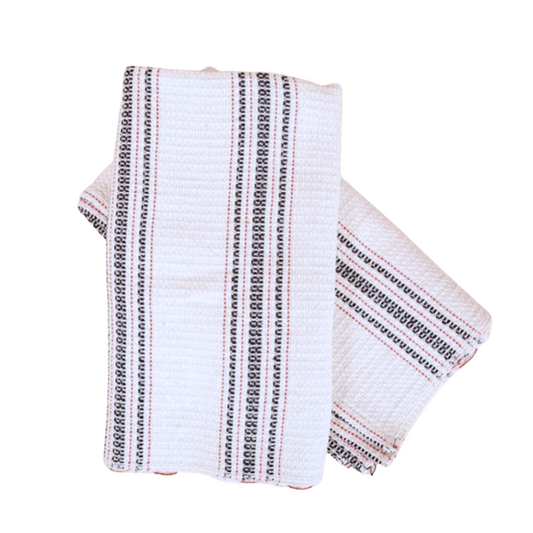Mistari Striped Tea Towel 16 x 24" -  100% Organic Cotton | Kenya Handloom - Sumiye Co