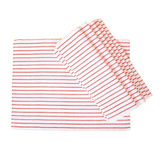 Red Rangi Placemats (Set of 4)  100% Organic Cotton | Handmade in Kenya - Sumiye Co