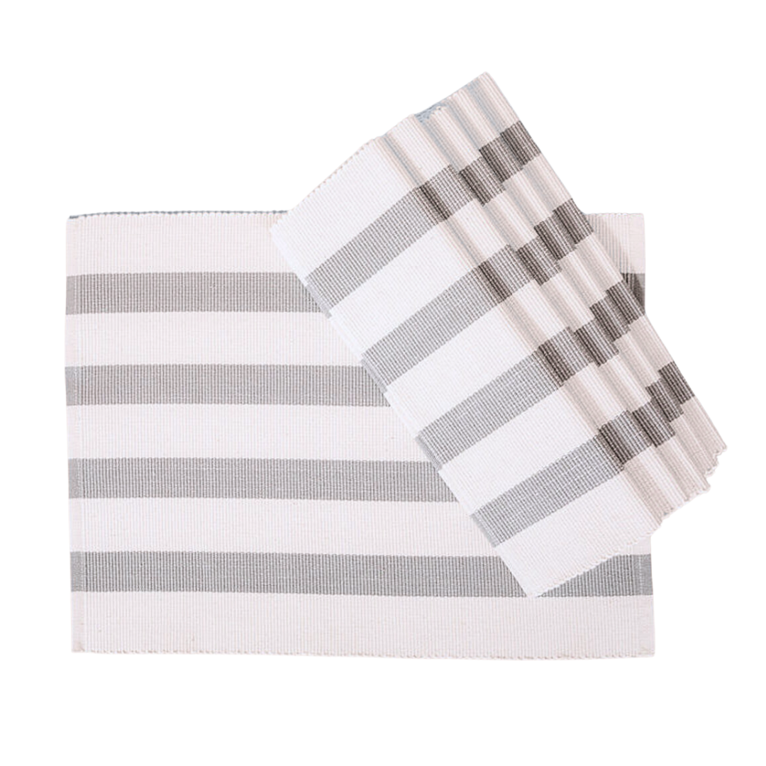 Nyota Placemats (Set of 4) - 100% Organic Cotton | Kenya Handloom - Sumiye Co