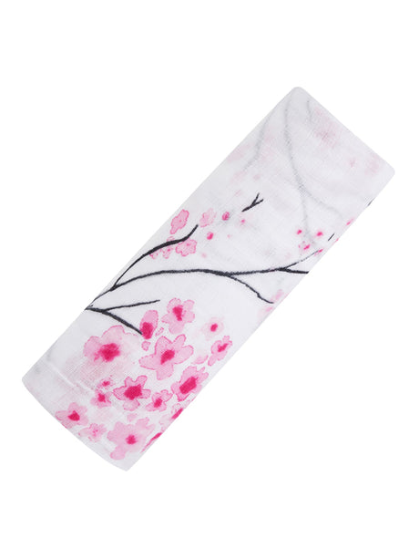 Organic Swaddle - Cherry Blossom-0