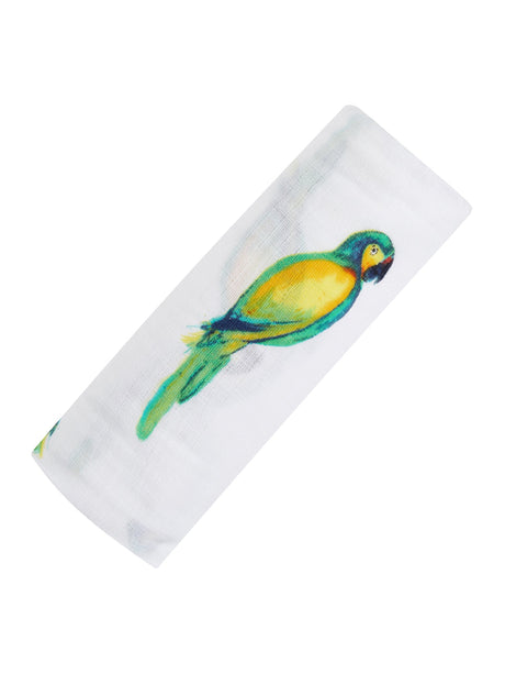 Organic Swaddle - Parrot-0