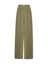 Skye Palazzo Pants - Khaki Green - Sumiye Co