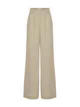 Skye Palazzo Pants - Oatmeal - Sumiye Co