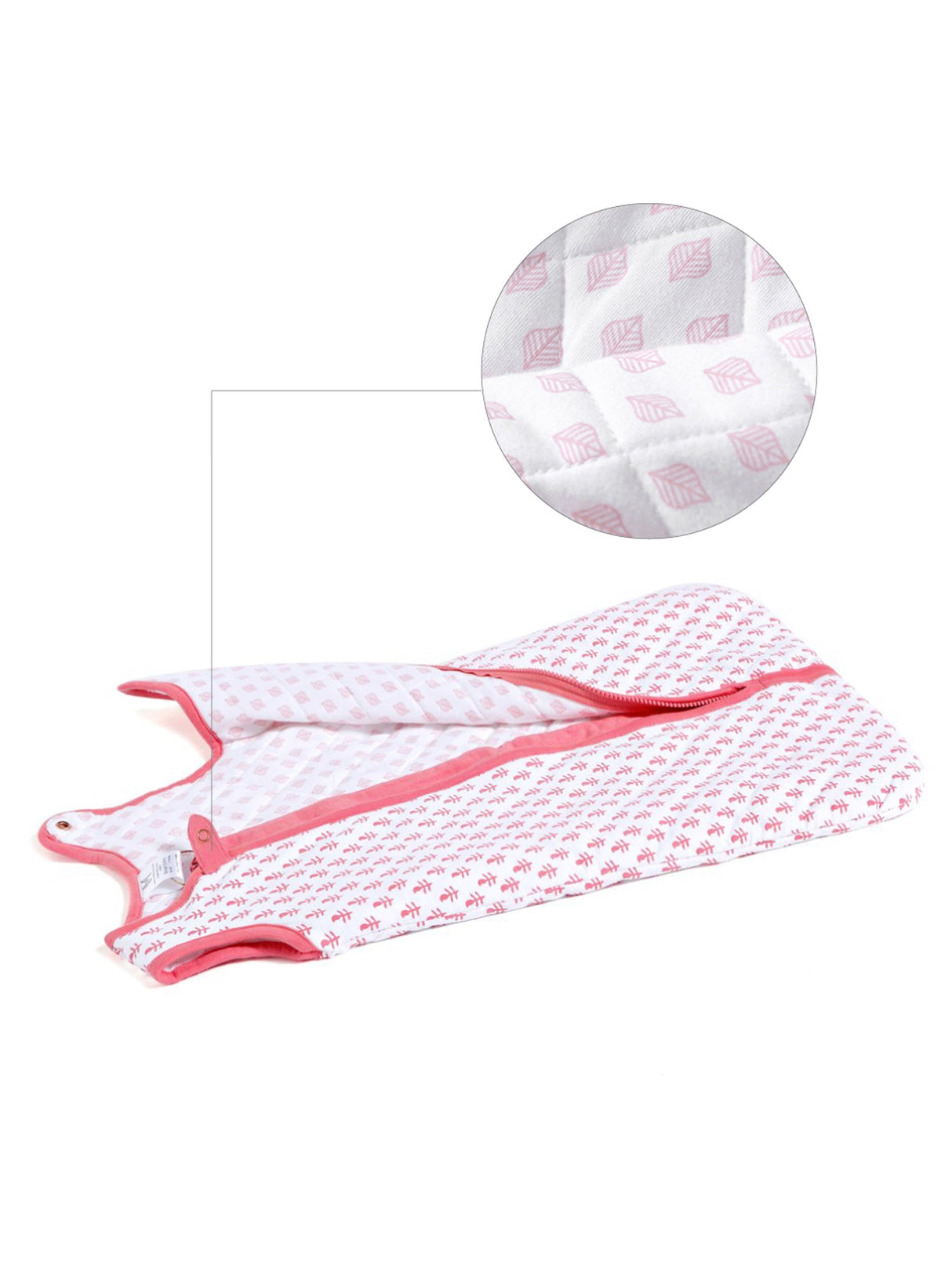 TOG 2.2 (Quilted) - Pink City Wearable Baby Sleep Sack-0