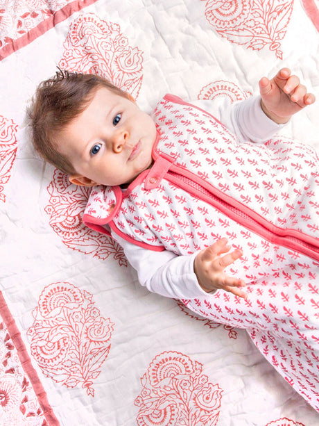 TOG 2.2 (Quilted) - Pink City Wearable Baby Sleep Sack-1