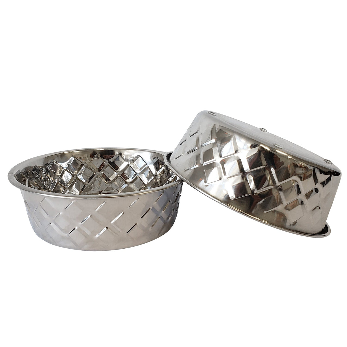 Eco Diamond Deluxe - Sustainable Stainless Steel Dog Bowl-1