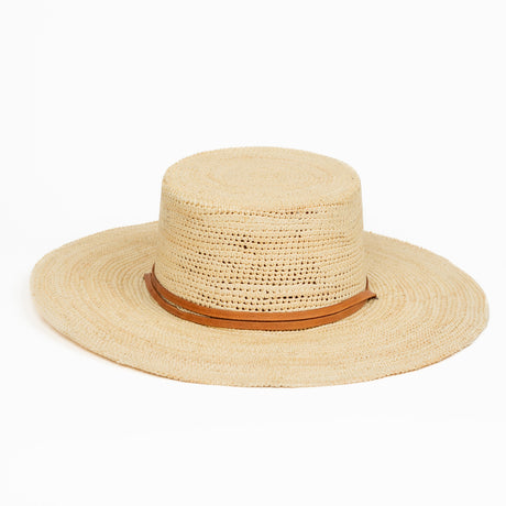 Straw Boater Hat by Made by Minga - Sumiye Co