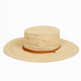 Straw Boater Hat by Made by Minga - Sumiye Co