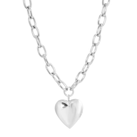 Holden Heart Locket Necklace - Sumiye Co