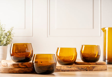 Moroccan Stemless Goblet - Set of 4