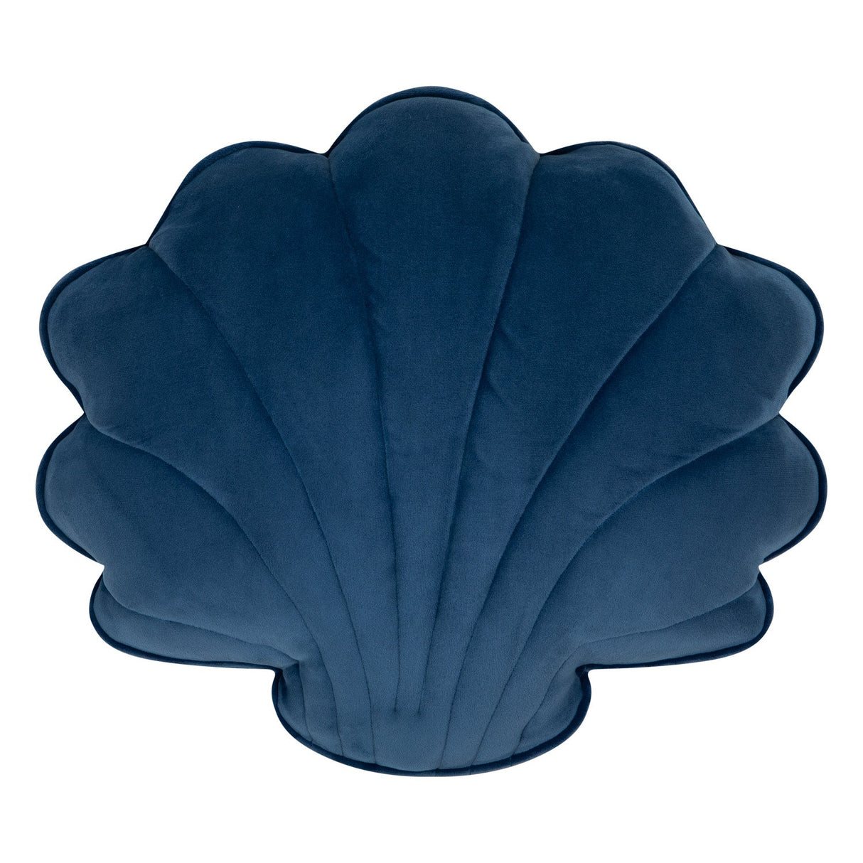 Shell Pillow Soft Velvet "Sapphire" | Kids Room & Nursery Decor - Sumiye Co