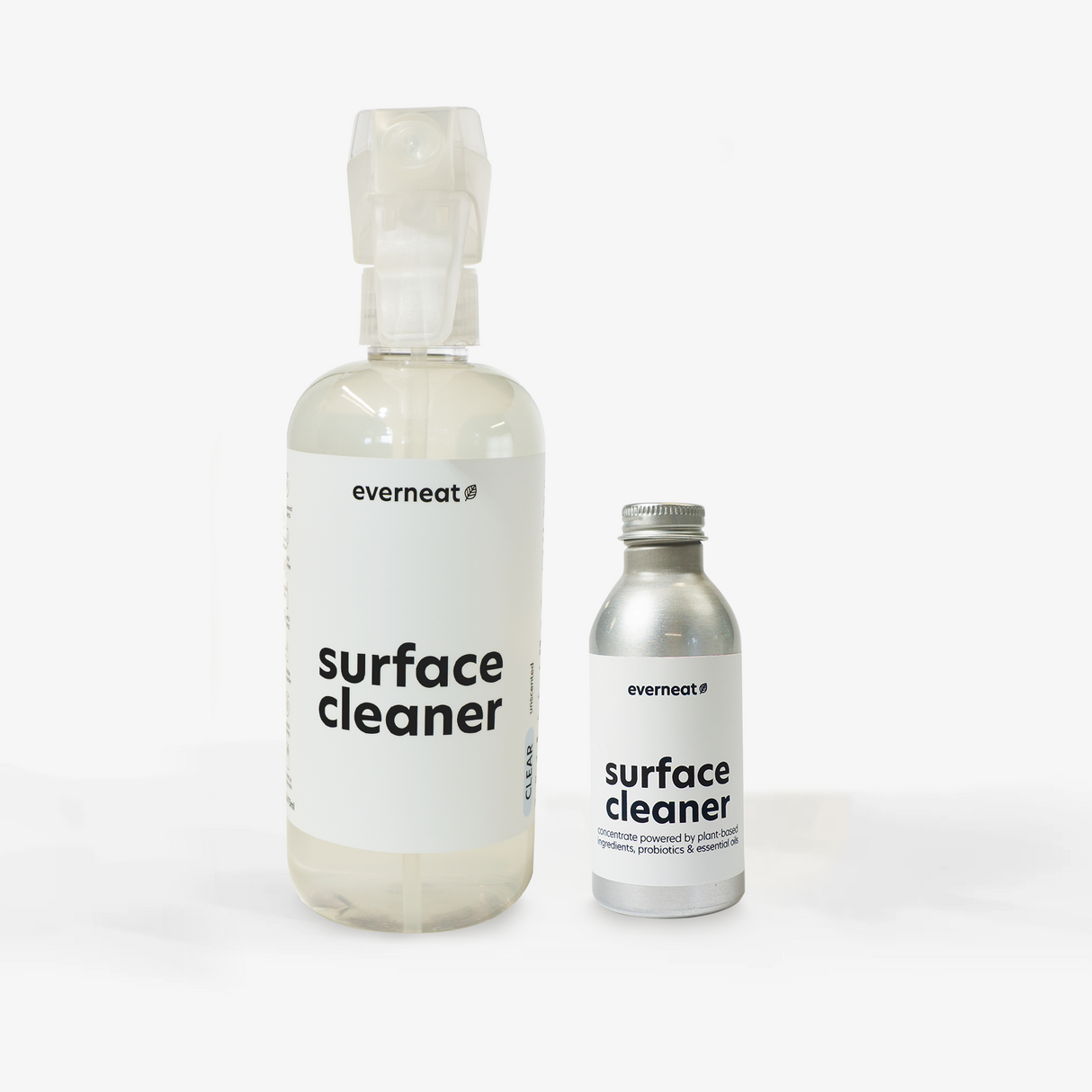 Limpiador de superficies + recambio (botella de plástico) de Everneat