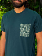 Chevron Fern Pocket Tee - Sumiye Co