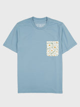 Groovy Flowers Pocket Tee - Sumiye Co