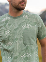 Deco Frond Pocket Tee