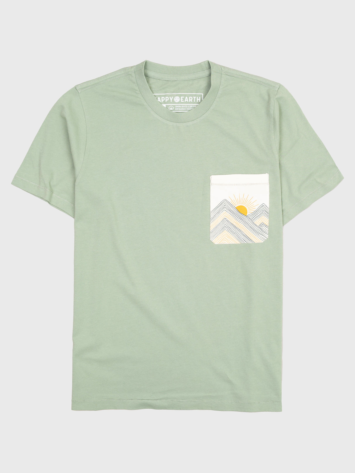 Rainbow Mountains Pocket Tee