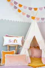 Teepee Tent "Forget-me-not" with Frills - Sumiye Co