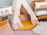 Teepee Tent "Forget-me-not" with Frills - Sumiye Co