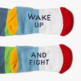 The Socks - Wake Up & Fight Blue Stripe - Sumiye Co