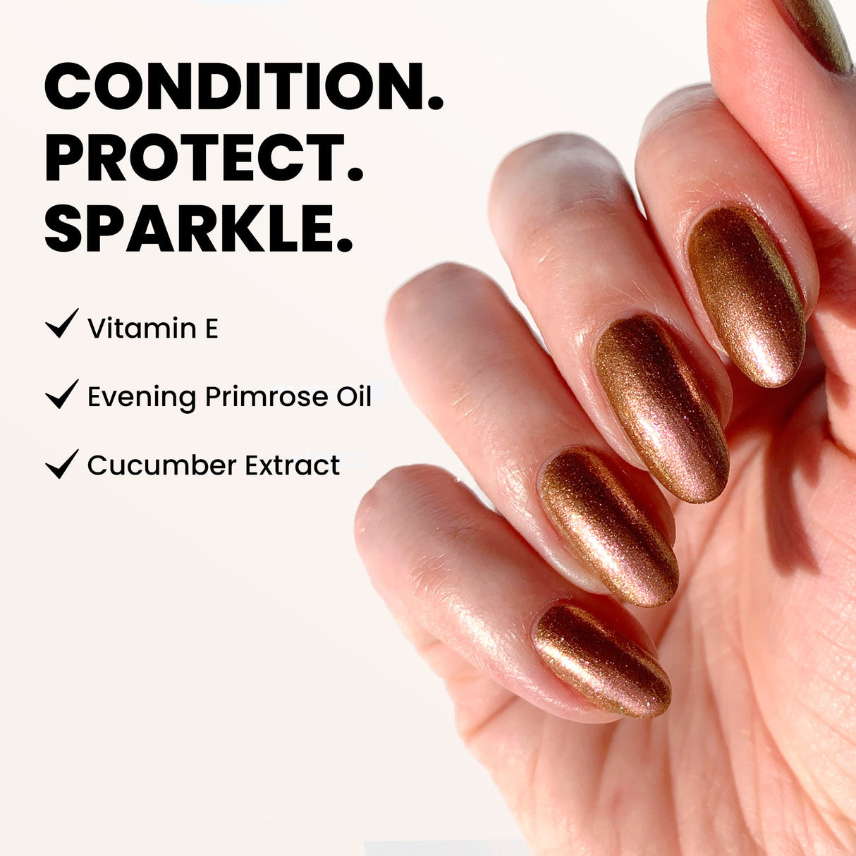 Shimmering Nail Highlighter - Molten | One-Step Manicure - Sumiye Co