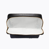 The Pouch - Black Croc | Designer Lunch Bags & Totes