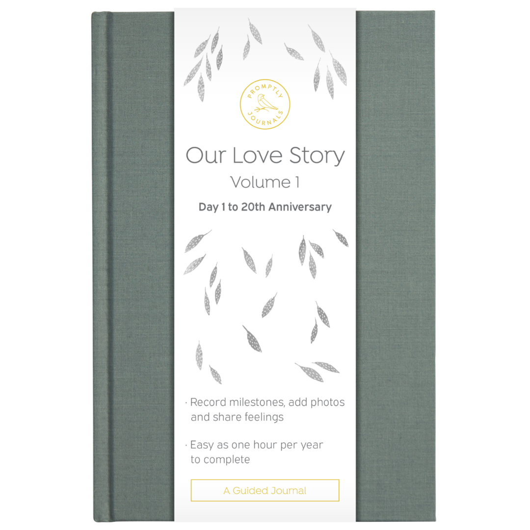 Nuestro diario de historias de amor de Promptly Journals