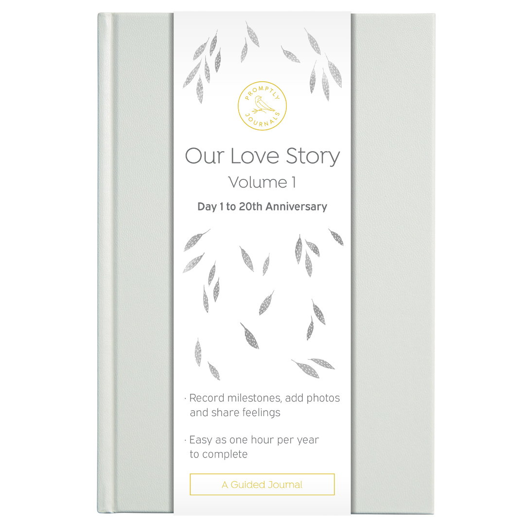 Nuestro diario de historias de amor de Promptly Journals