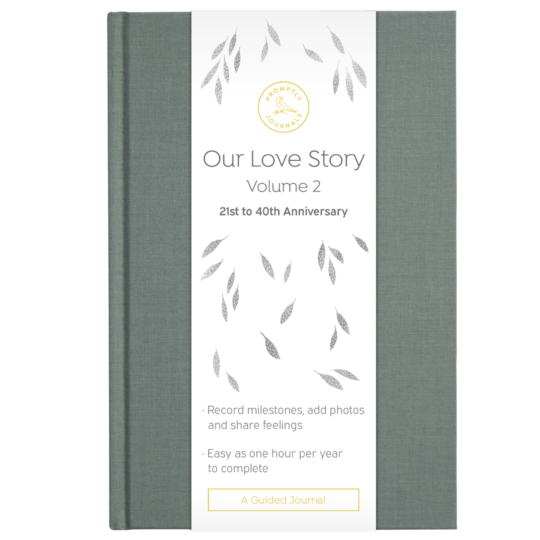 Nuestro diario de historias de amor de Promptly Journals