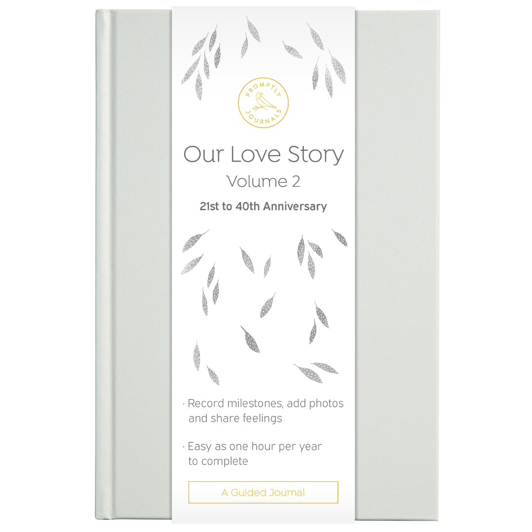 Nuestro diario de historias de amor de Promptly Journals