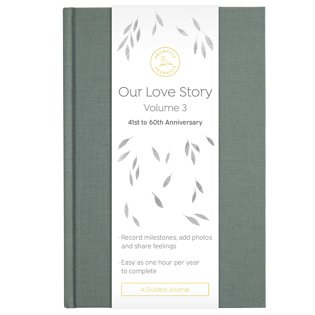 Nuestro diario de historias de amor de Promptly Journals