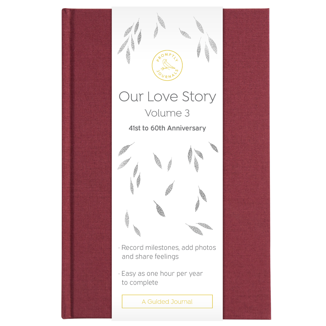 Nuestro diario de historias de amor de Promptly Journals