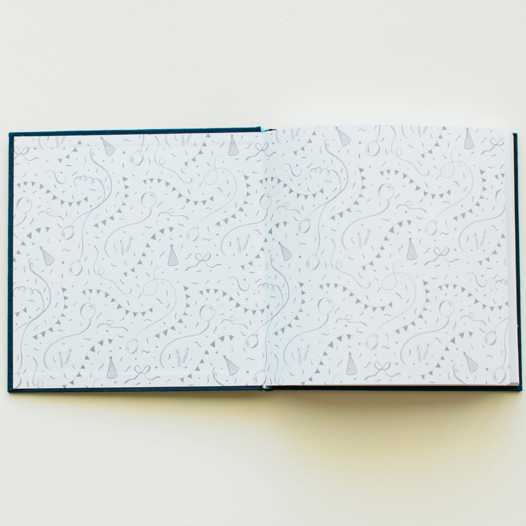 My Birthday Memories: A 20-Year Keepsake (Navy) by Promptly Journals
