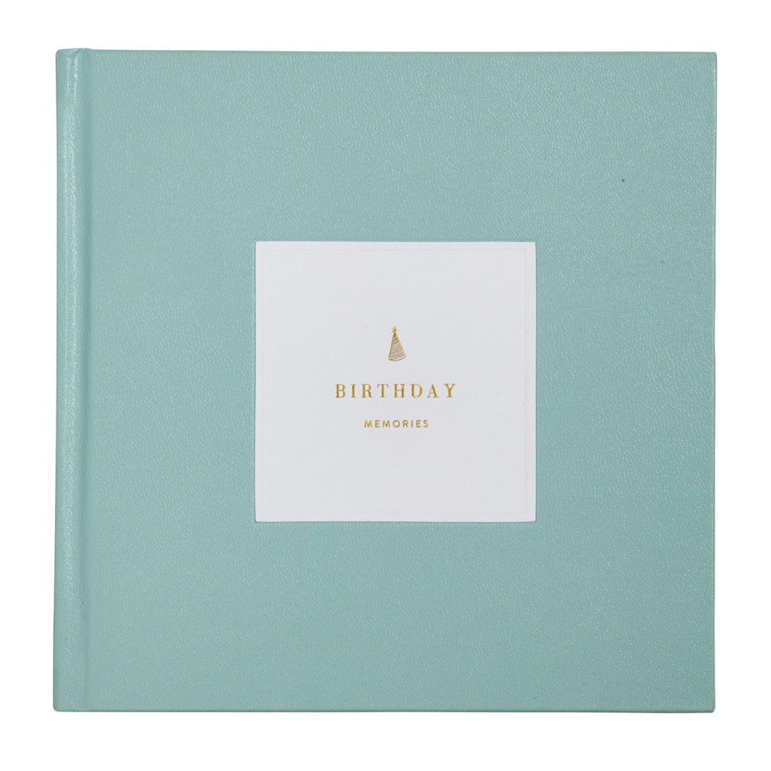 My Birthday Memories: A 20-Year Keepsake (Powdered Blue) by Promptly Journals