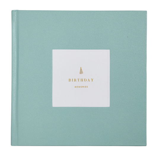 My Birthday Memories: A 20-Year Keepsake (Powdered Blue) by Promptly Journals