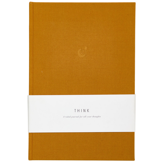 Think: My Blank Journal (Amber) by Promptly Journals