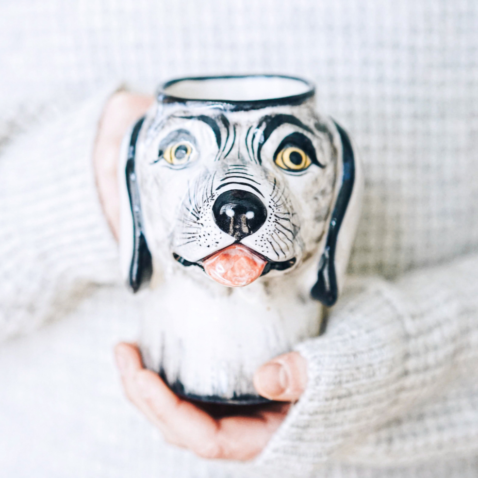 Stoneware Dog Mug - Sumiye Co