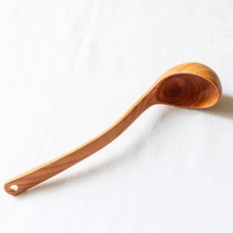 Hand Carved Wood Ladle - Sumiye Co