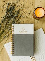 Peace of Mind: A Journal to Calm Anxiety (Stone Grey)