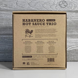 Habanero Hot Sauce Trio & Napkins Set - Sumiye Co