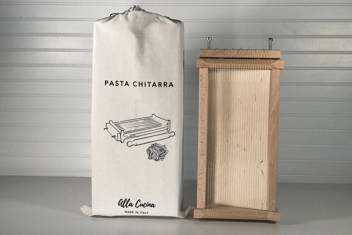 Italian Pasta Chitarra & Rolling Pin - Large - Sumiye Co