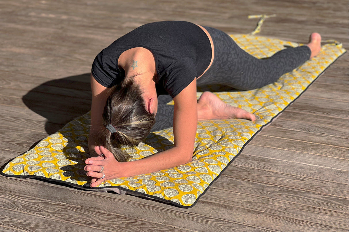 Restorative Yoga Mat with Towel & Carrying Case - Sumiye Co