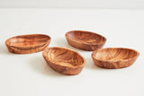 Italian Olivewood Aperitivo Bowls - Set of 4 - Sumiye Co