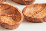 Italian Olivewood Aperitivo Bowls - Set of 4 - Sumiye Co