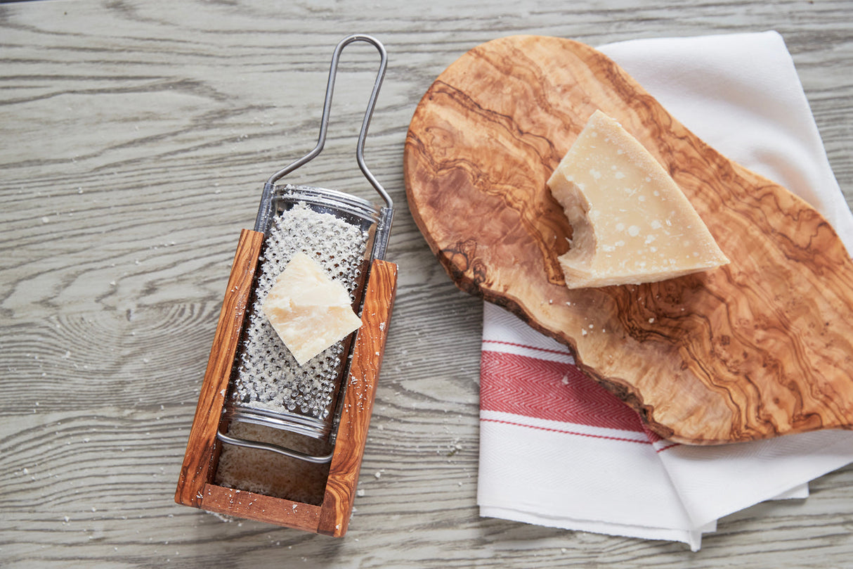 Italian Olivewood Parmesan Cheese Box Grater - Sumiye Co