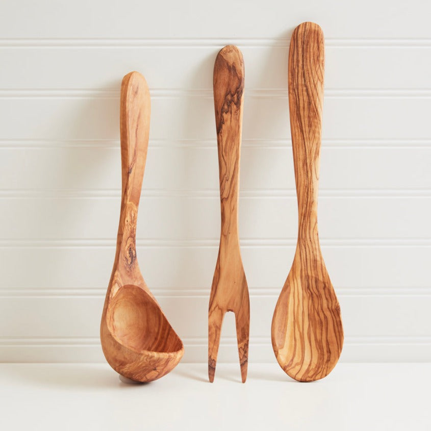 Italian Olivewood Serving Utensils - Sumiye Co