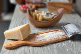 Italian Olivewood Parmesan Cheese Grater - Flat - Sumiye Co