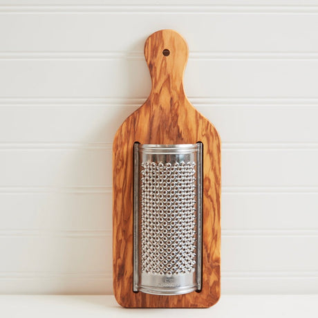 Italian Olivewood Parmesan Cheese Grater - Flat - Sumiye Co