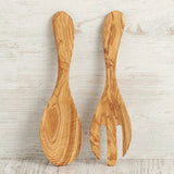 Italian Olivewood Salad Servers - Sumiye Co