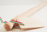 Italian Mattarello Pasta Rolling Pin and Dough Scraper Set - Sumiye Co